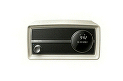 Philips Original Radio Mini DAB/FM Bluetooth Clock Radio, Cream